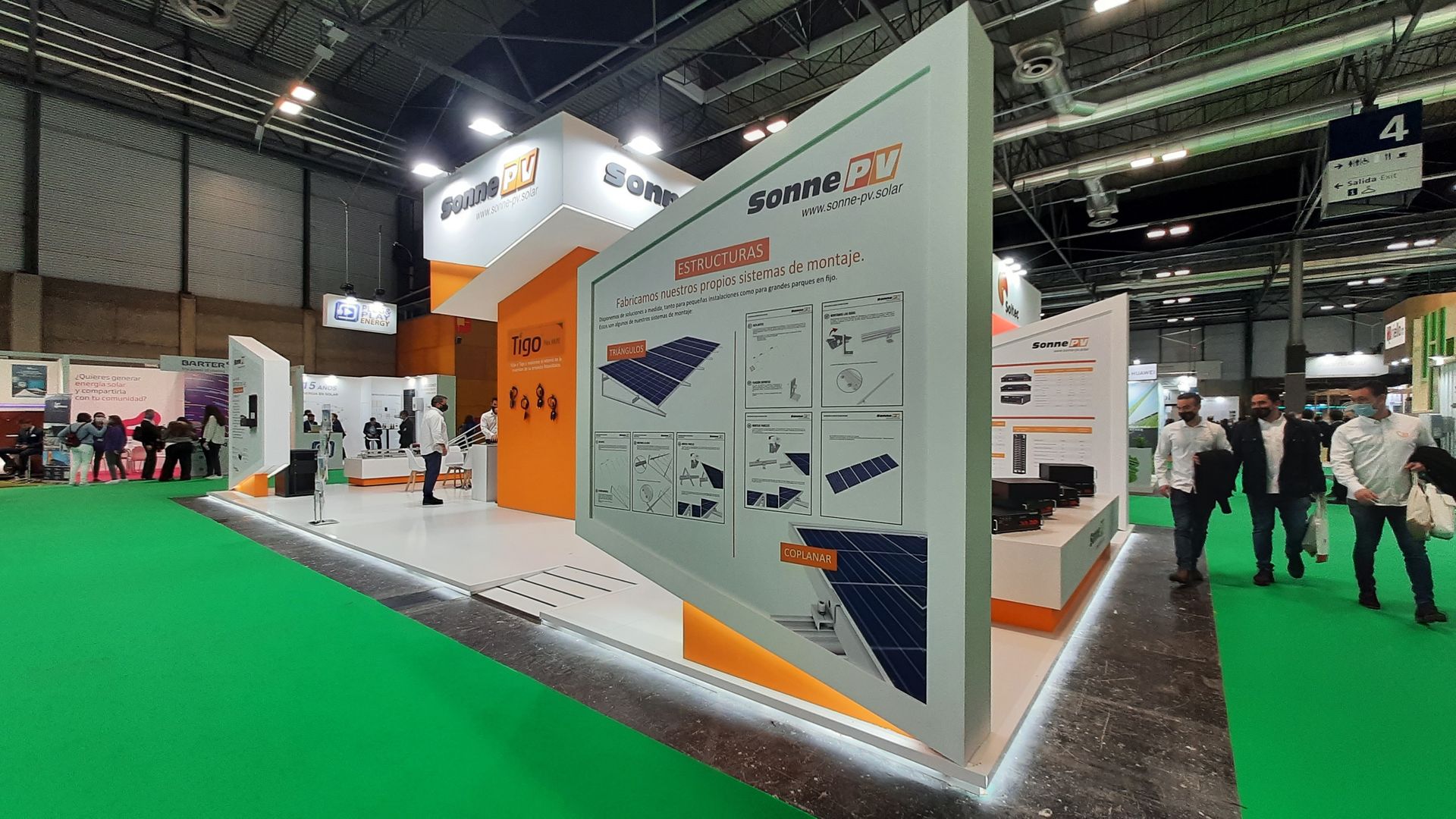 fondo stand desde totem estructura